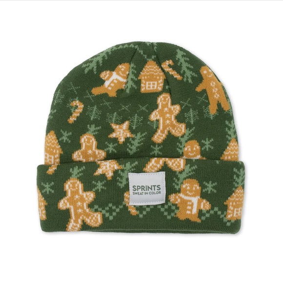 NWT Sprints Winter Hat Gingy Gingerbread Man Beanie OS - Picture 1 of 11